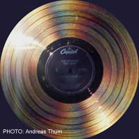 Rock Memorabilia 1960s Discs Gold